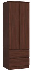 Kleiderschrank S60 2T 2S CLP Wenge Dekor