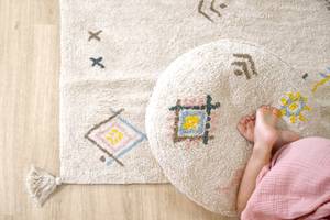 Tapis lavable en coton, ITZA Beige