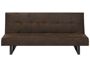 3-Sitzer Sofa DERBY Schwarz - Braun - Dunkelbraun