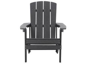 Chaise de jardin ADIRONDACK Gris foncé