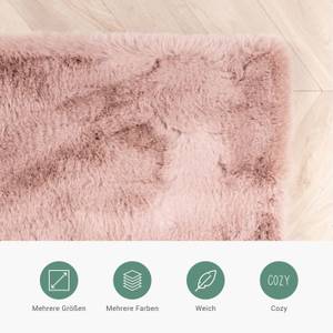 Hochflor Teppich Comfy Pink - 200 x 290 cm