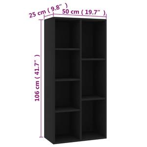 Bücherschrank 3001874 Schwarz