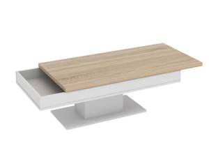 Table basse ASTULIA Beige - Bois manufacturé - 59 x 40 x 146 cm