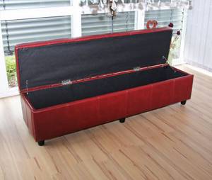 Garnitur Kriens XXL (5-teilig) Rot - Kunstleder - 48 x 90 x 56 cm