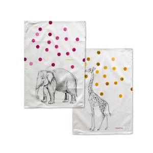 Savanna Geschirrtuch (2er Set) Textil - 70 x 50 x 1 cm