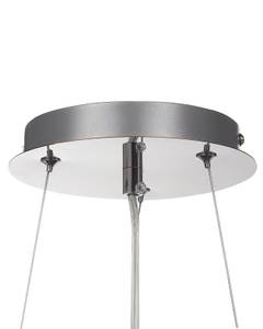 Lampe suspension LAMEIRA Argenté - Verre - 50 x 120 x 50 cm