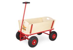 Bollerwagen Maxi Braun - Holzwerkstoff - 62 x 59 x 92 cm