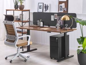 Cloison amovible de bureau WALLY Gris foncé - Gris - Largeur : 180 cm