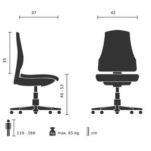 Kinderdrehstuhl KIDDY TOP W Grün