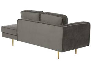 Chaiselongue MIRAMAS Gold - Grau - Taupe - Armlehne davorstehend rechts - Ecke davorstehend links