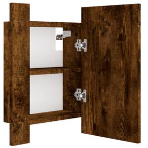 LED Spiegelschrank 3008763 Braun - Holzwerkstoff - 40 x 45 x 12 cm