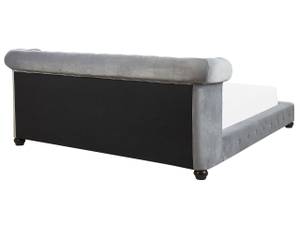 Doppelbett CAVAILLON Grau - Textil - 225 x 93 x 246 cm