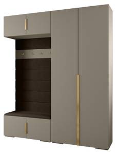 Garderobe Inova 1 Z18 Braun - Gold - Grau