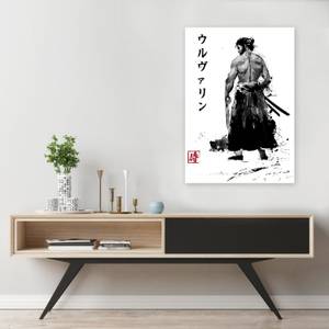 Leinwandbild Samurai Japan 80 x 120 cm