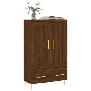 Highboard DE8027 Eiche Schwarzbraun Dekor