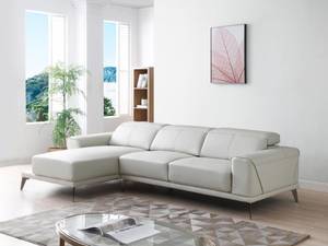 Sofa ANDOR Beige - Echtleder - 170 x 95 x 279 cm