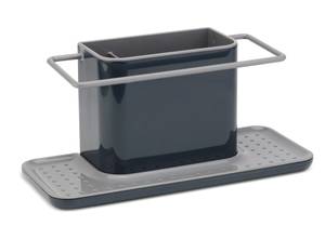 Veranstalter Caddy Grau - Naturfaser - Kunststoff - 13 x 15 x 31 cm