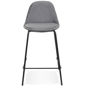 Tabouret De Bar FENTON Noir - Gris