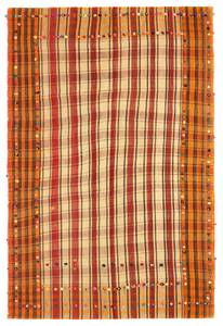 Teppich Jajim L Beige - Textil - 158 x 1 x 235 cm