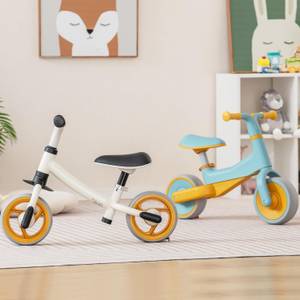 Vélo d'Equilibre Bébé NO32316ZMFR Blanc - Matière plastique - 48 x 67 x 33 cm