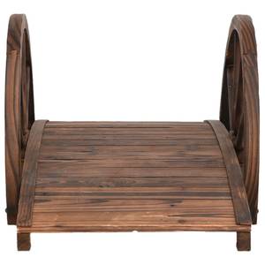 Gartenbrücke 363338 Braun - Massivholz - Holzart/Dekor - 50 x 38 x 99 cm