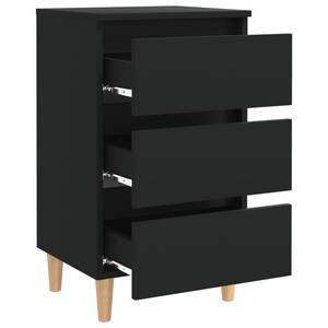 Nachttisch 3009517-1 Schwarz - Holzwerkstoff - 40 x 69 x 35 cm