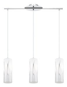 Luminaires suspendus RIVATO Verre / Acier - 3 ampoules