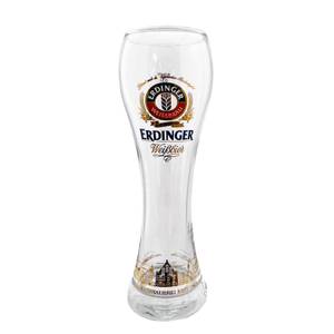 Weizenbiergläser Erdinger 6er Set Glas - 8 x 26 x 8 cm