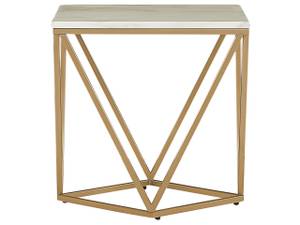 Table d'appoint MALIBU Beige - Doré