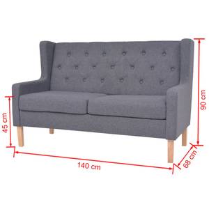 Sofa 295399-5 (3-teilig) Grau