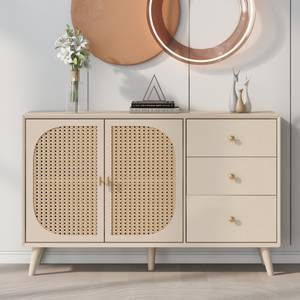 Sideboard Natur Ⅲ Beige - Holzwerkstoff - 40 x 83 x 120 cm