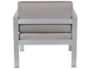 Chaise de jardin SALERNO Gris - Métal - 77 x 80 x 70 cm