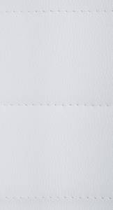 Tabouret de bar Lex Lot de 2 Blanc - Cuir synthétique - 45 x 89 x 46 cm