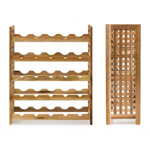 Étagère à vins 25 bouteilles noyer Marron - Bois manufacturé - 25 x 73 x 63 cm