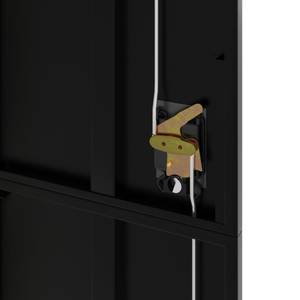 Aktenschrank 299865-2 Schwarz - Höhe: 200 cm