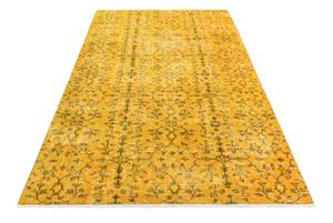 Tapis Ultra Vintage CCLXXXV Jaune - Textile - 145 x 1 x 264 cm