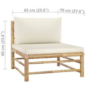 Garten-Lounge-Set (6-teilig) 3009675-17 Creme