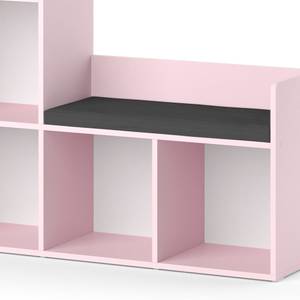 Sitzbank Luigi Pink - Holzwerkstoff - 107 x 98 x 31 cm