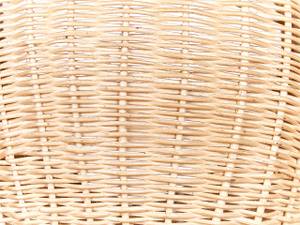 Wandobjekt GRUNEY Blau - Rattan - 74 x 83 x 13 cm