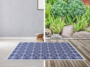 Teppich Outdoor BAYONA Blau - Textil - 150 x 200 cm