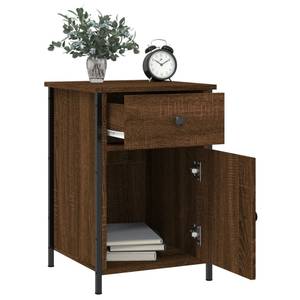 Eleganter Nachttisch mit viel Stauraum Braun - Holzwerkstoff - 42 x 60 x 40 cm