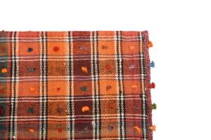 Teppich Jajim CLVII Orange - Textil - 144 x 1 x 177 cm