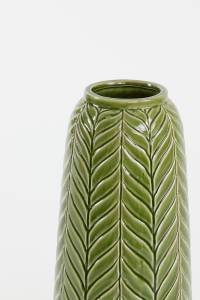 Vase LILO Grün - Keramik - 17 x 48 x 17 cm