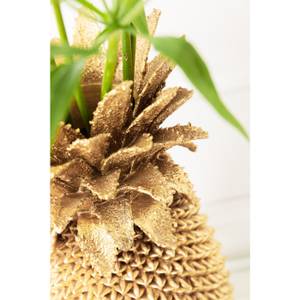 Deko Vase Pineapple Gold - Kunststoff - 25 x 50 x 25 cm