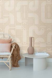 Fototapete 3D-Muster 159363 Beige