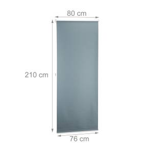 Lot de 2 stores enrouleurs gris 80 x 212 cm