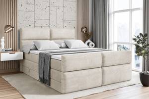 Boxspringbett BOXI3-Z KING Beige - Breite: 180 cm