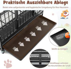 Transportbox BG32251NWDE Schwarz - Metall - 65 x 77 x 96 cm