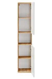 Armoire haute ARUBA HC35 2D Chêne - Blanc