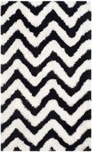 Teppich Delhi Beige - Schwarz - Textil - 90 x 5 x 150 cm